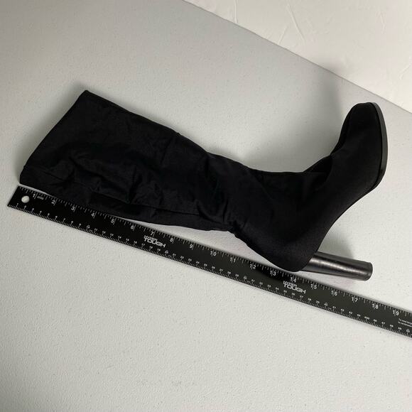 Robert Clergerie Paris Sz 5/6? Sock Boots Black Leather Made in France Designer - Picture 11 of 16